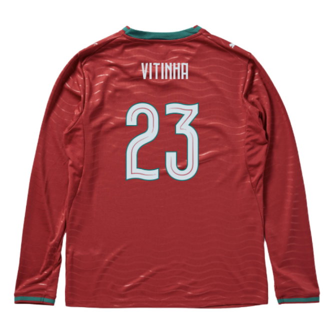 2026-2027 Portugal Long Sleeve Home Shirt (Vitinha 23)-SoccerKits Hub | Buy Soccer Jerseys Online